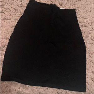 Black skirt